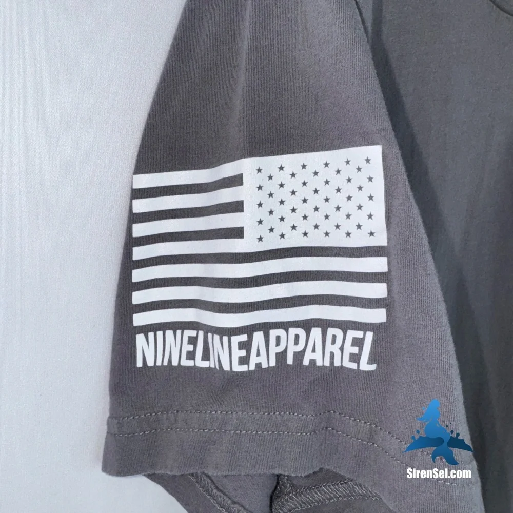 1173 Nine Line Apparel 13 Strong Tribute Tee – Size XL – Gray - Picture 6 of 9